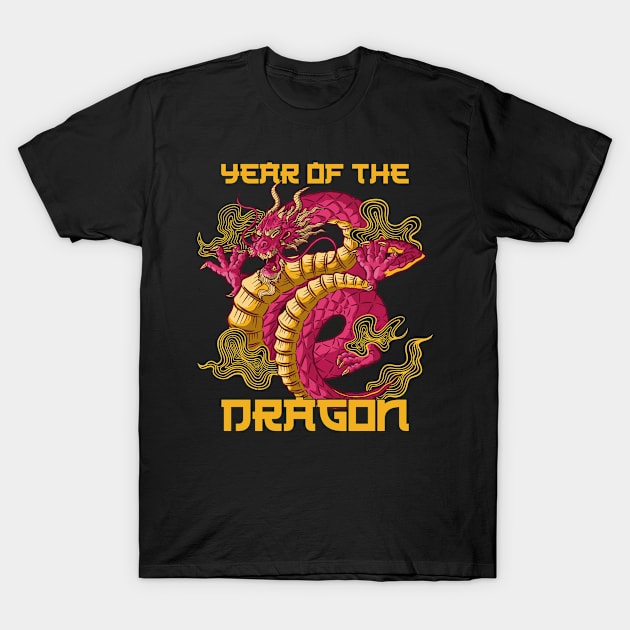 Chinese New Year 2024 Year of The Dragon T-Shirt by creative